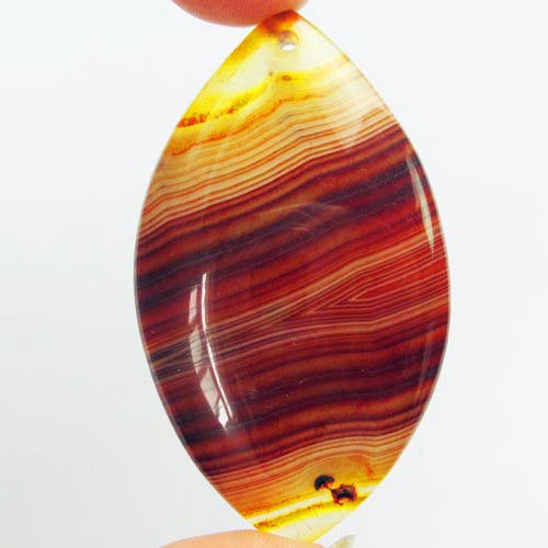 Achát - přívěsek (58 x 34 x 8 mm)