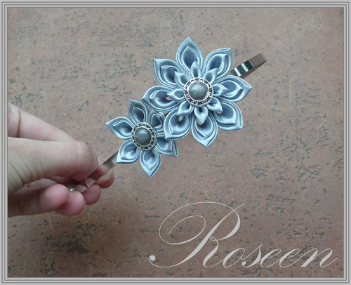Kanzashi čelenka Silvestr — foto 1
