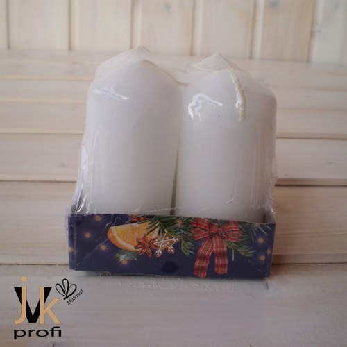 Adventní svíčky - bílé — foto 1