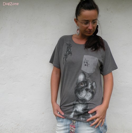 Grey, Frenchie Grey .... triko 50% sleva — foto 1