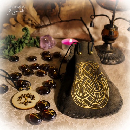 ...runová sada " Imbolc" + darček amulet — foto 1