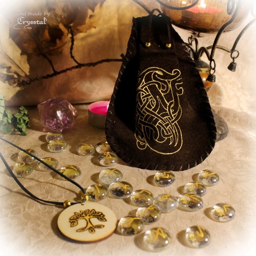 ...runová sada "Beltaine" + darček amulet — foto 1