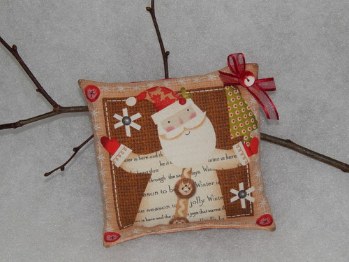 Mini polštářek - santa — foto 1