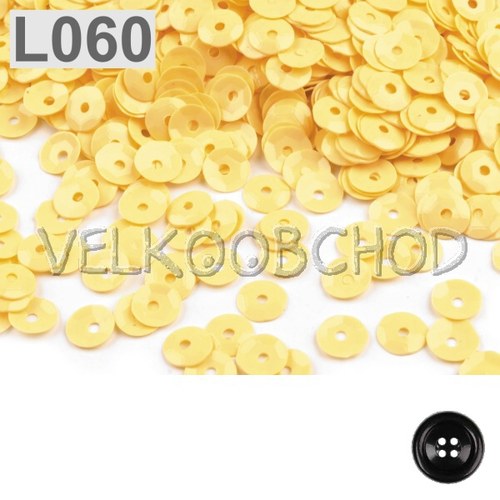 Flitry lomené pr.6 mm (10g) - žlutá světlá