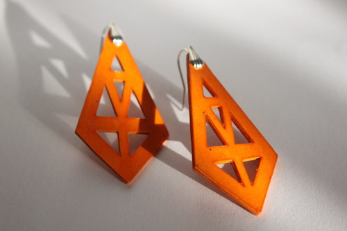 Oranžová geometrie — foto 1