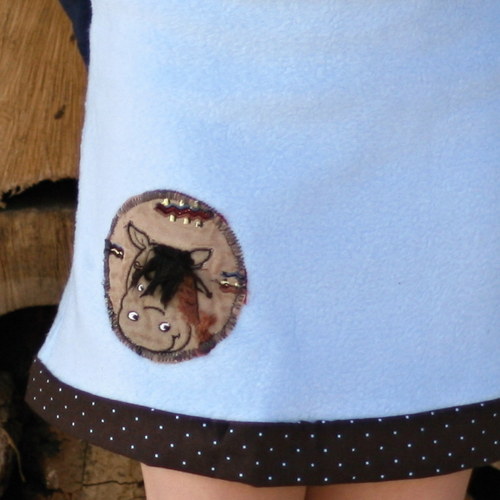 Fleece sukýnka — foto 1