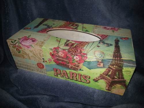 Krabička na kapesníky Paris
