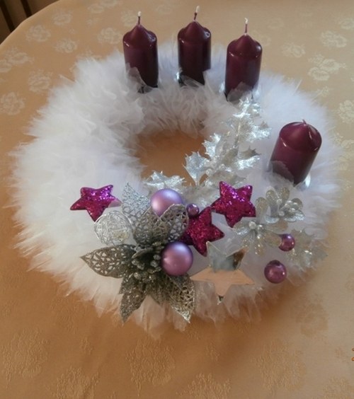 Vánoční-adventní věneček — foto 1