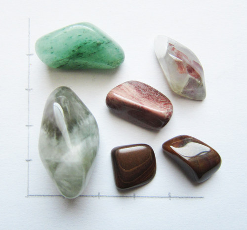 Sada tromlovaných minerálů — foto 1