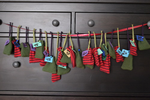 Adventní kalendář - recyklovaný. — foto 1