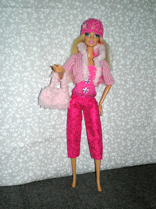 Růžové sako pro barbie — foto 1