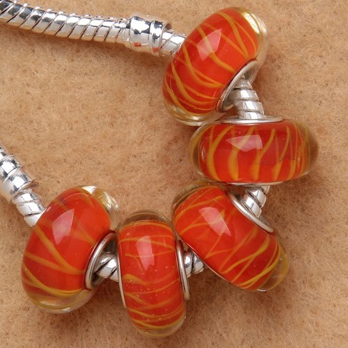 Pandorka s jednotným středem! 14x7mm na řetízek
