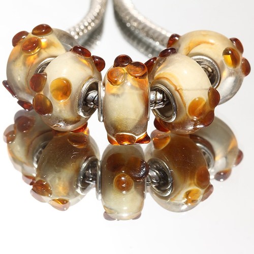 Pandorka s jednotným středem! 14x7mm na řetízek