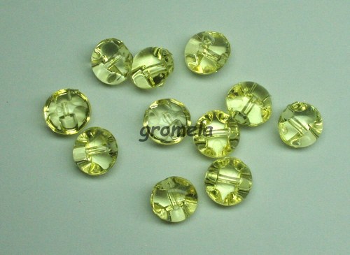 Crystal sv.žlutý 12 mm (2ks)