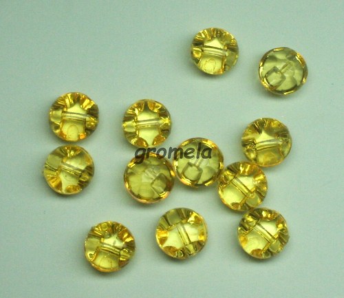 Crystal žlutý 12 mm (2ks)