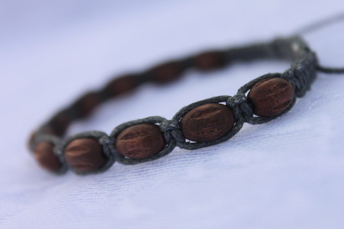 Pro něj.. Náramek makramé/shamballa — foto 1