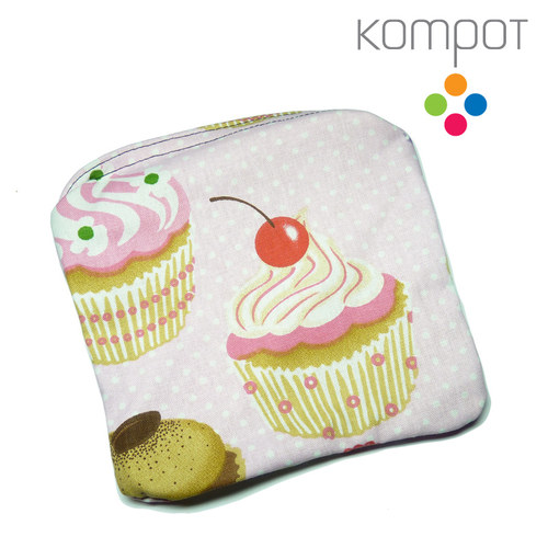Látková kapsička 126 :: Muffiny růžové