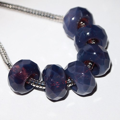 Pandorka bezstředová! 13x8mm ČESKÉ (cena 3ks)