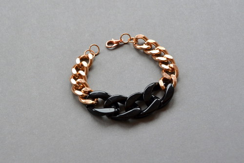 Plastový náramek! BLACK! — foto 1