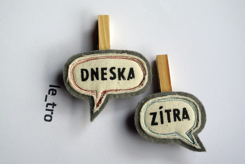 DNESKA, ZÍTRA sada kolíčků — foto 1