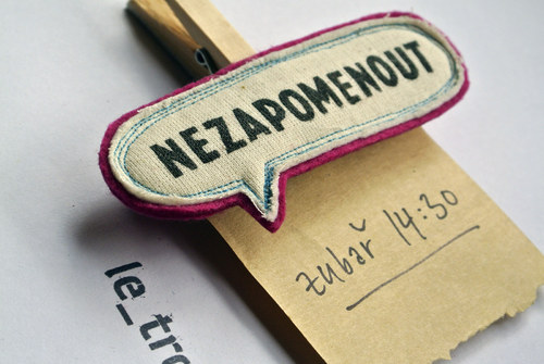 NEZAPOMENOUT kolíček — foto 1