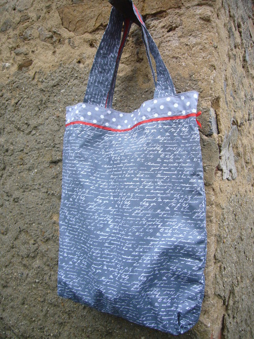 Taška nákupka - "Ittalic punta " grey — foto 1