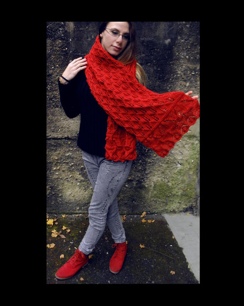 Krajková šála Carmen — foto 1