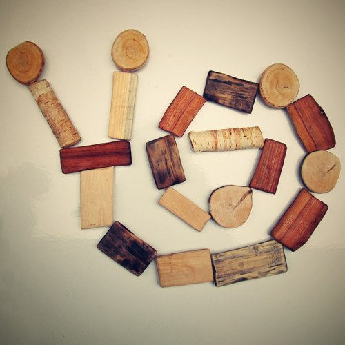 Dřevíčka - magnety + pytlíček — foto 1