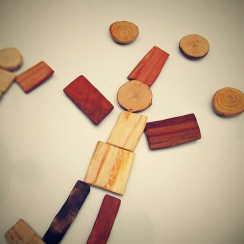 Dřevíčka - magnety + pytlíček — foto 1