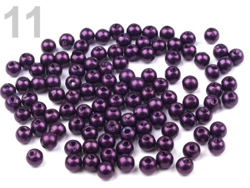 Korálky plast 4mm-10g — foto 1