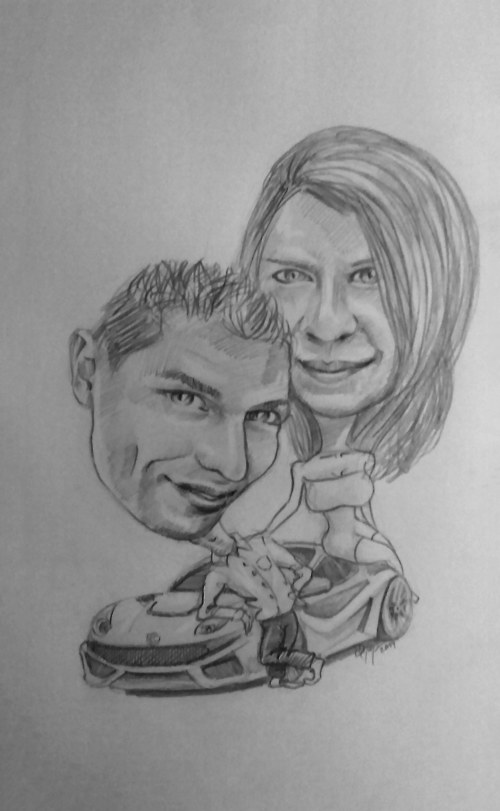 Karikatura - Ferrari — foto 1