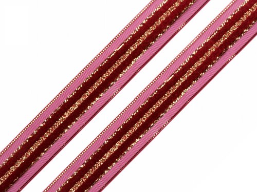 Stuha monofilová 15 mm lurex
