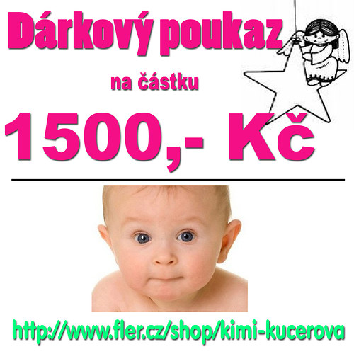 Nákupní poukaz 1500 Kč u prodejce kimi.kucerova