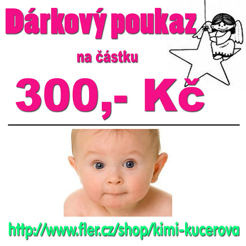 Nákupní poukaz 300 Kč u prodejce kimi.kucerova