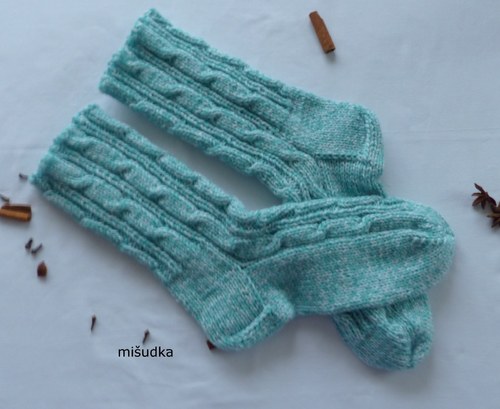 Ponožky jako od maminky - modré 72 — foto 1