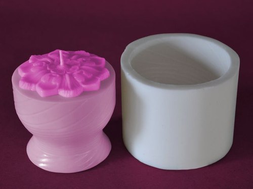 Forma na svíčky Pohár s květinou výška 8,5cm