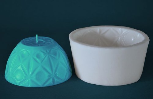 Forma na svíčky Půlkoule krystal průměr 11,5cm