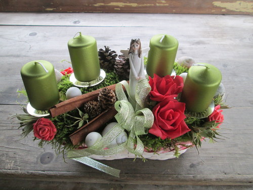Anědělský adventní svícen — foto 1