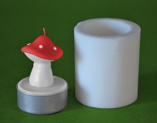 Silikonová forma na čaj. svíčku - Muchomůrka