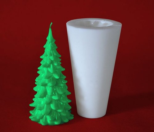 Forma na svíčky Stromeček klasik - výška 12,5cm