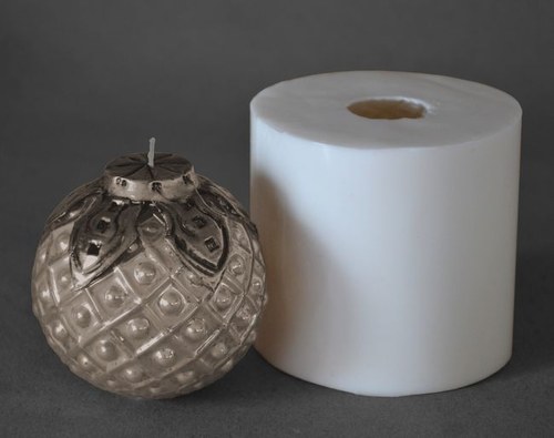 Forma na svíčky Indická koule - průměr 7cm — foto 1