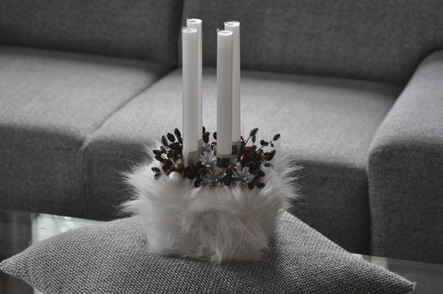 Adventní dekorace SlimWhite- hnědá — foto 1