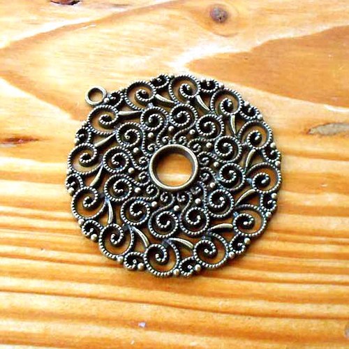 Filigránový Kolotoč 53mm - Bronzový