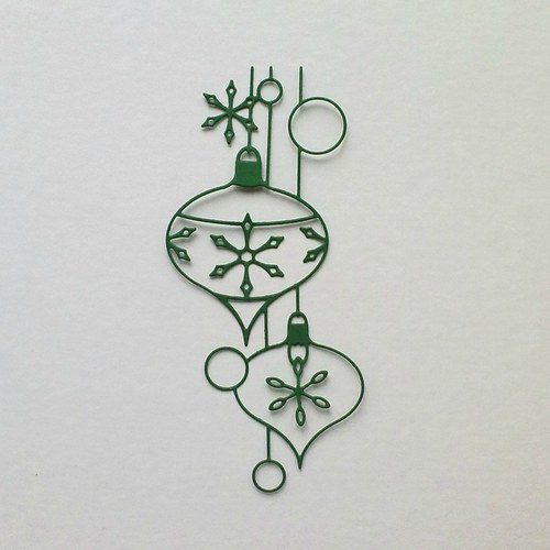 Výsek - Závěsný ornament - baňky