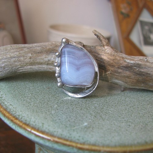 Prsten s chalcedonem — foto 1