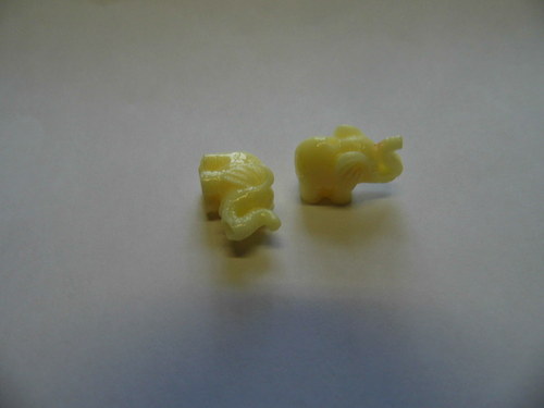 Sloneček z akrylu 18x12mm / 2ks/