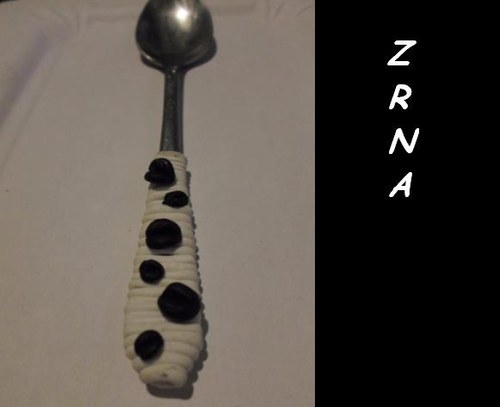 Fimo lžička kávová zrna