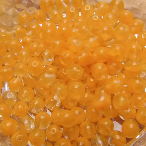 Mačkané korálky - 6mm