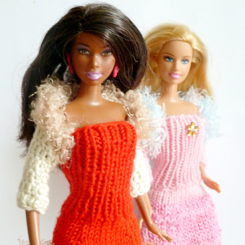 Smetanové bolerko pro Barbie — foto 1
