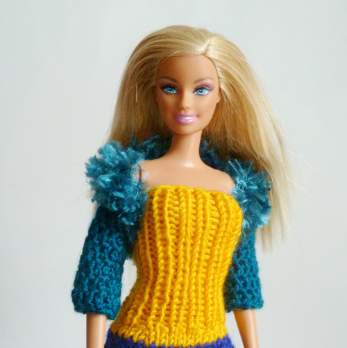 Petrolejové bolerko pro Barbie — foto 1